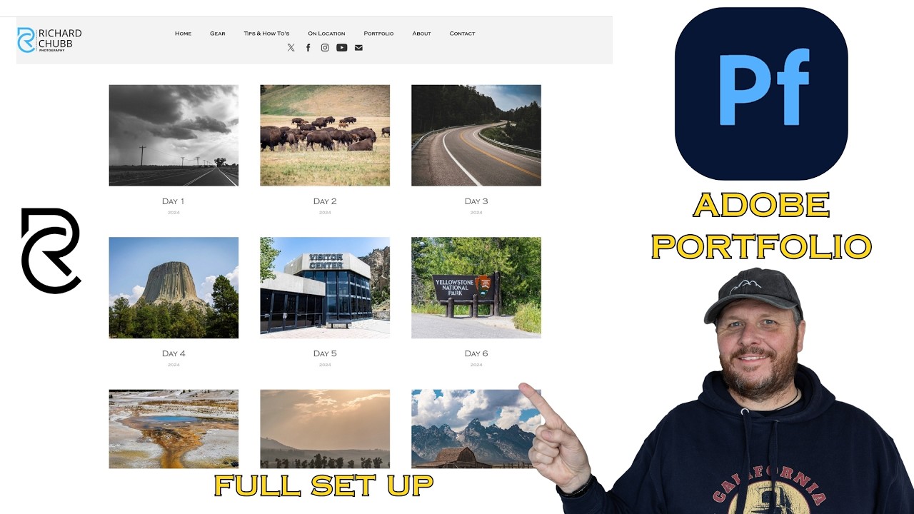 Adobe Portfolio Guide - Start to Finish FULL SET UP