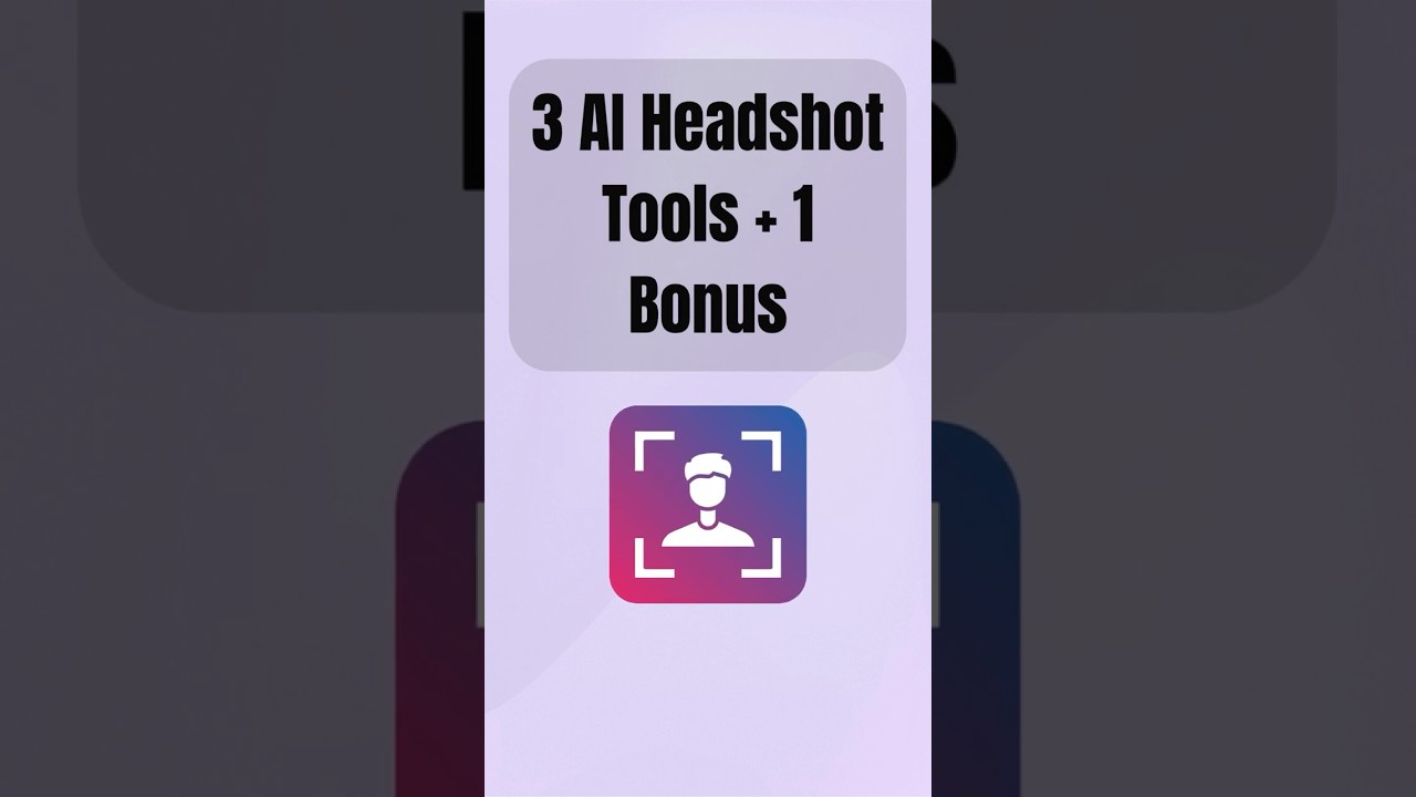 3 FREE AI Headshot Tools + 1 Bonus You’ll Love! 👀