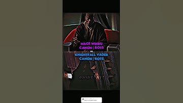 Windu (CANON | ROTS) vs NO CONFLICT Knightfall Vader (CANON | ROTS)