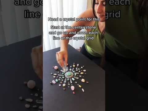 How To Activate A Crystal Grid Shorts Crystals Spirituality 