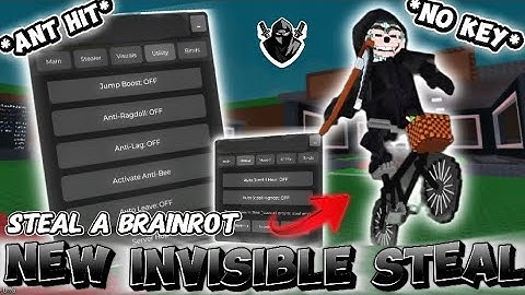 *NEW* 🔥Steal A Brainrot Script *NO KEY* -Invisible Steal/Instant Steal Pastebin Link - Rebirth 16 💫