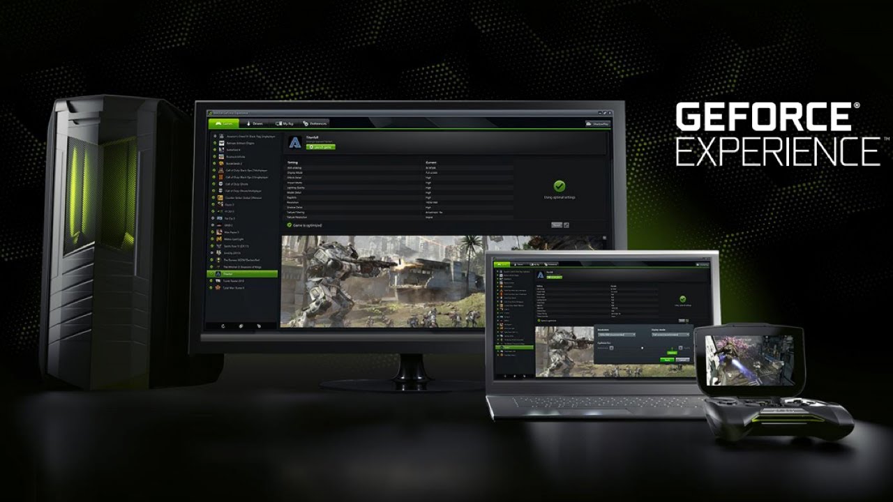Nvidia geforce experience игры