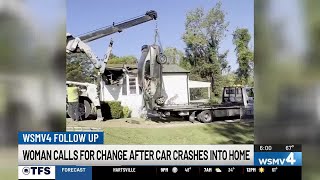 Information Homeowner who’s home was speared by car asks for guard rail; denied by city officials Update