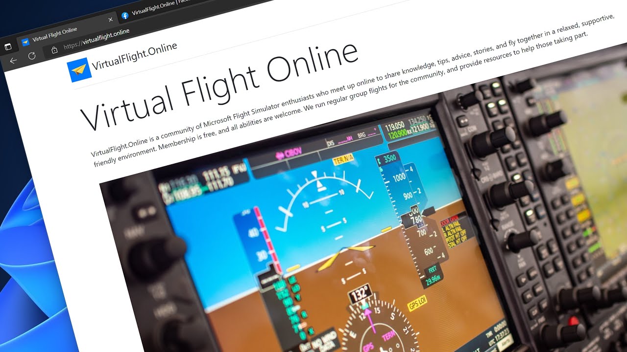 Introducing Group Flights and Air Traffic Services with the VirtualFlight.Online Community