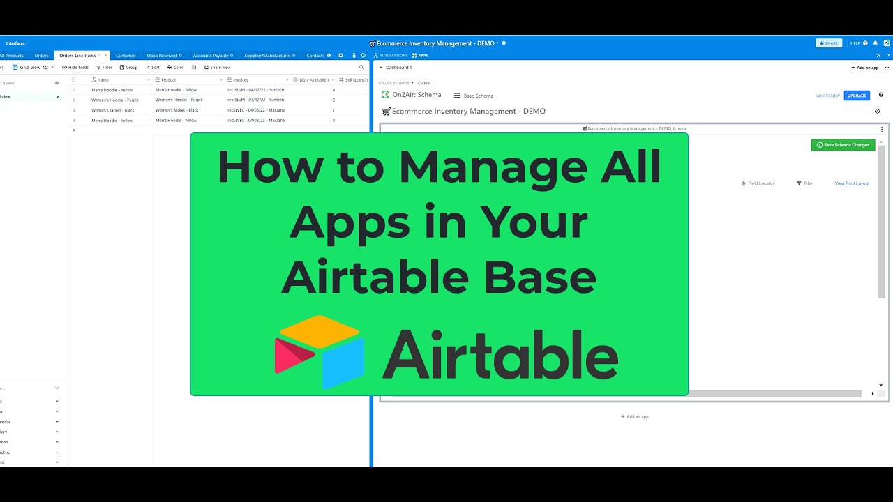 How to Manage All Extensions in Your Airtable Base - YouTube