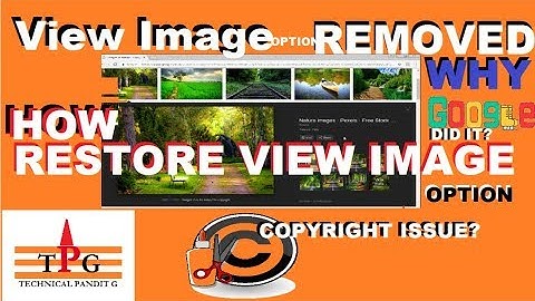 How to fix View Image option which removed by google from search engine   in Hindi