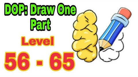 DOP: Draw One Part Levels 56 - 65 Gameplay Walkthrough | Dop level 56 - 65
