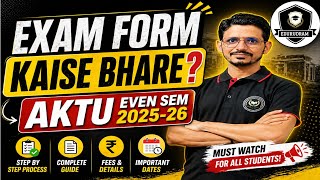 How to Fill AKTU Exam Form 2025-26 | Even Semester Form Filling Step by Step screenshot 4