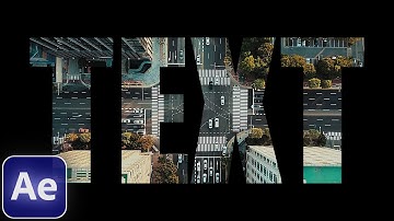 How to Add VIDEO INSIDE TEXT in After Effects