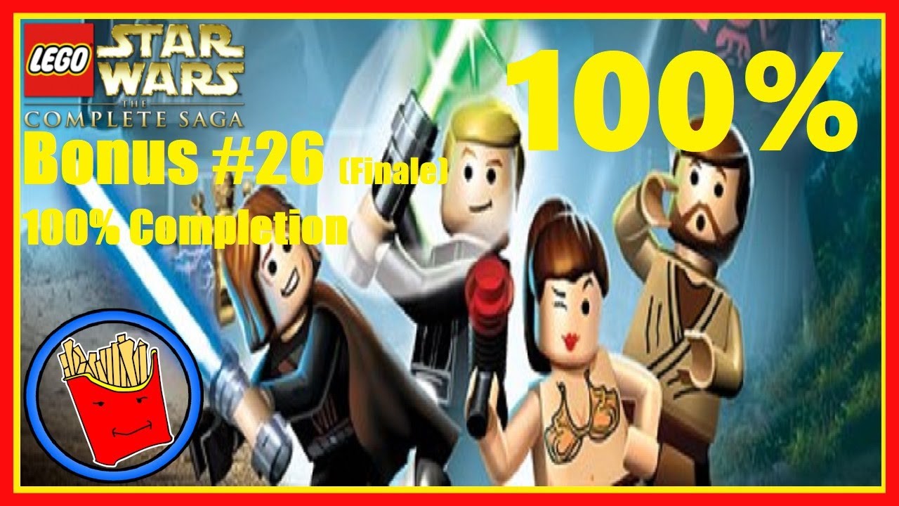 FriesPlays: LEGO StarWars The Complete Saga Bonus #26 (Finale) - 100% Completion (Fries101Reviews)