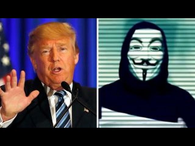 'Anonymous' claims it has hacked Trump's personal info class=