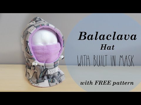 Balaclava hat 2.0 with built in mask!