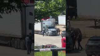 Video shows agents swarming 18-wheeler carrying boxes of cucumbers filled with meth in Gainesville