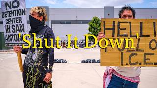San Antonio Protesters Demand ICE Detention Center Blocked Before It Opens | Eastside Rally Speeches