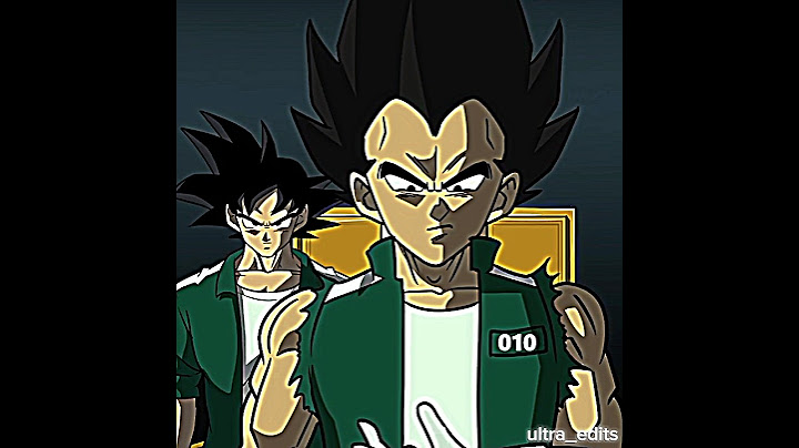 Goku and vageta in squid game💀 #goku #gojo #dragonball #edit #gohandragonballz #vegeta