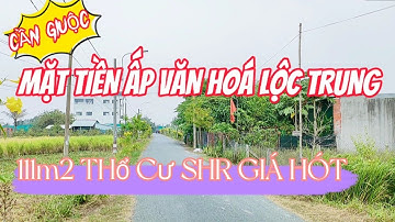 Bán Đất Cần Giuộc 111m2 Thổ Cư SHR Mặt Tiền Lộc Trung SHR