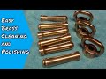 How to Clean Brass with Homemade Bronze and Brass Cleaner Hack - Bonus on Polishing!