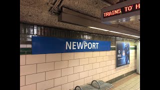 PATH Kawasaki PA-5 Train PM Rush Hour Action At Newport-Pavonia Station: (09/24/2021)