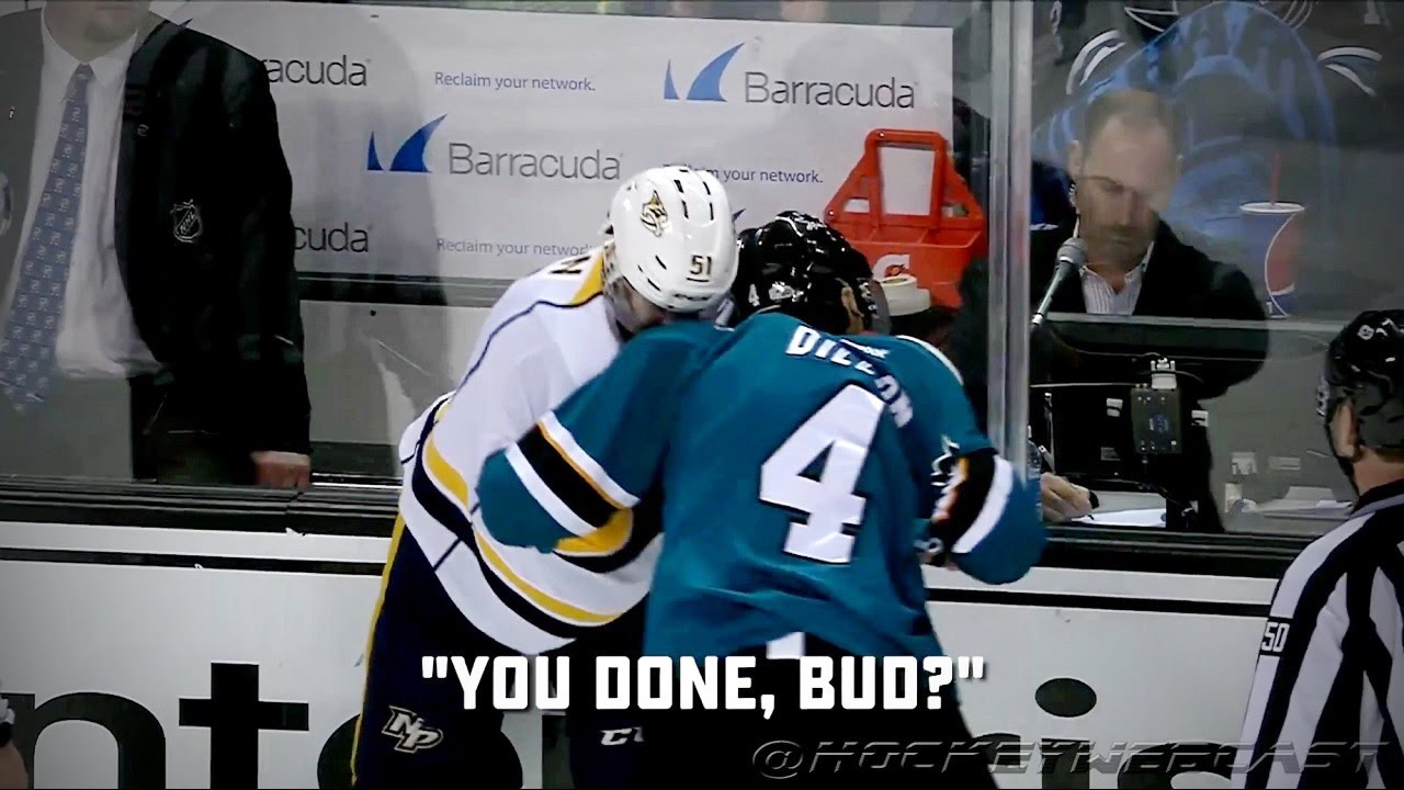 Brenden Dillon vs Austin Watson - Mic'd Up (HD)