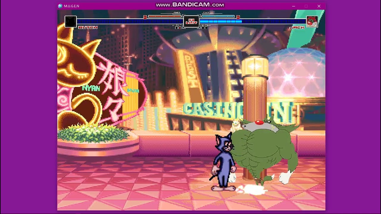 mugen request :  Butch the cat vs Jack the cat |MUGEN ALL STARS 1.1B🌳