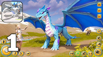 My Fantasy Flying Dragon Sim - Offline Gameplay Walkthrough part 1 (Android iOS)