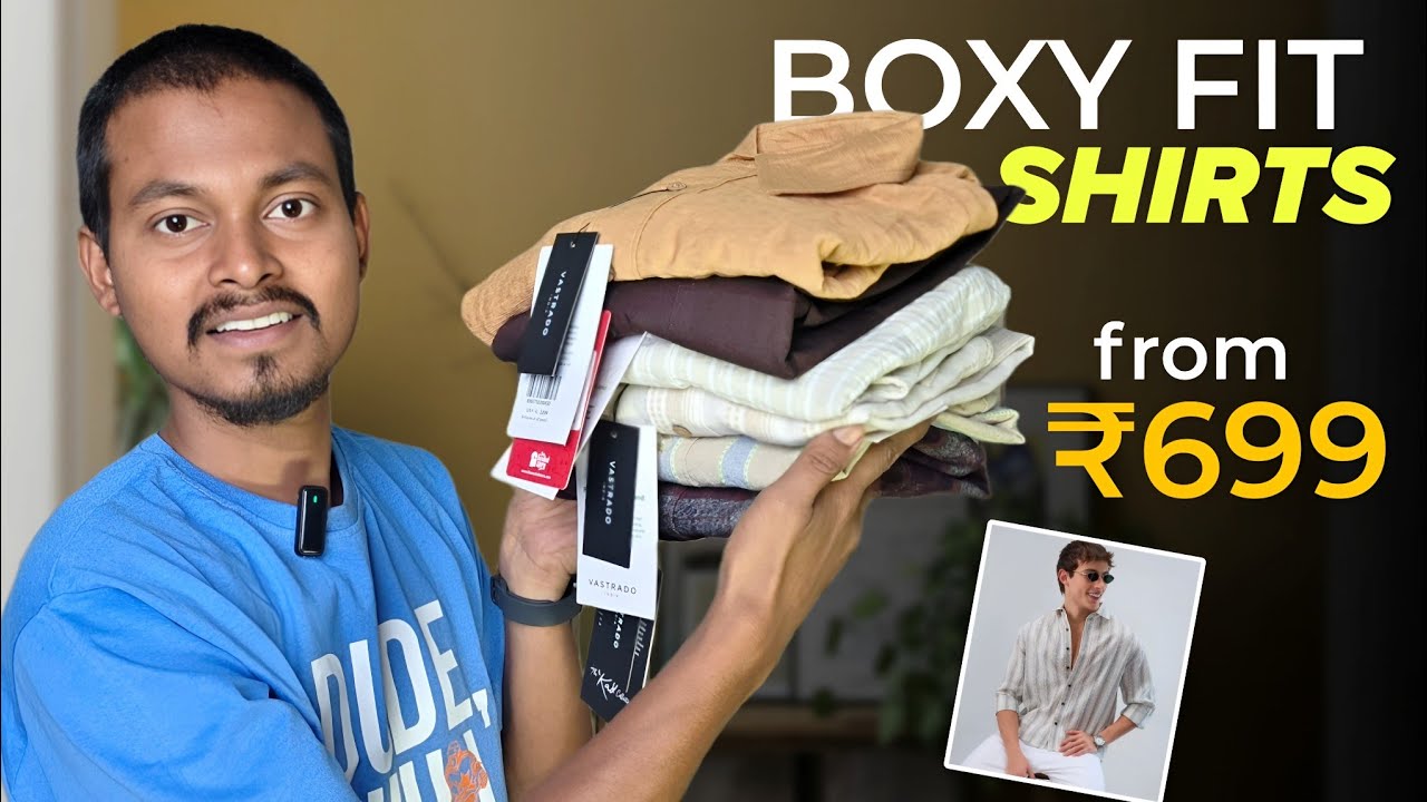BOXY FIT SHIRTS for Men Under ₹1K from AMAZON 🔥 - YouTube
