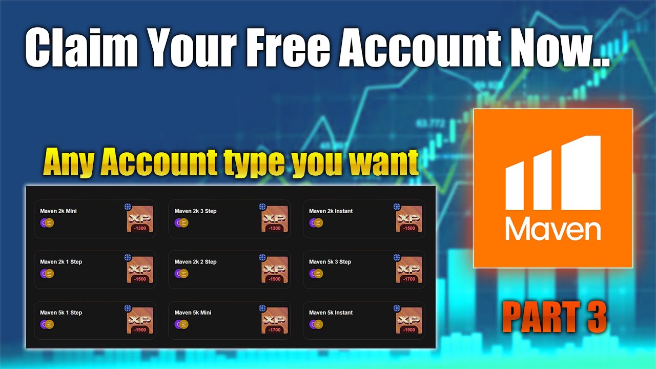 Get Your Free Maven Account 5k all types | Maven | The Trading Curse