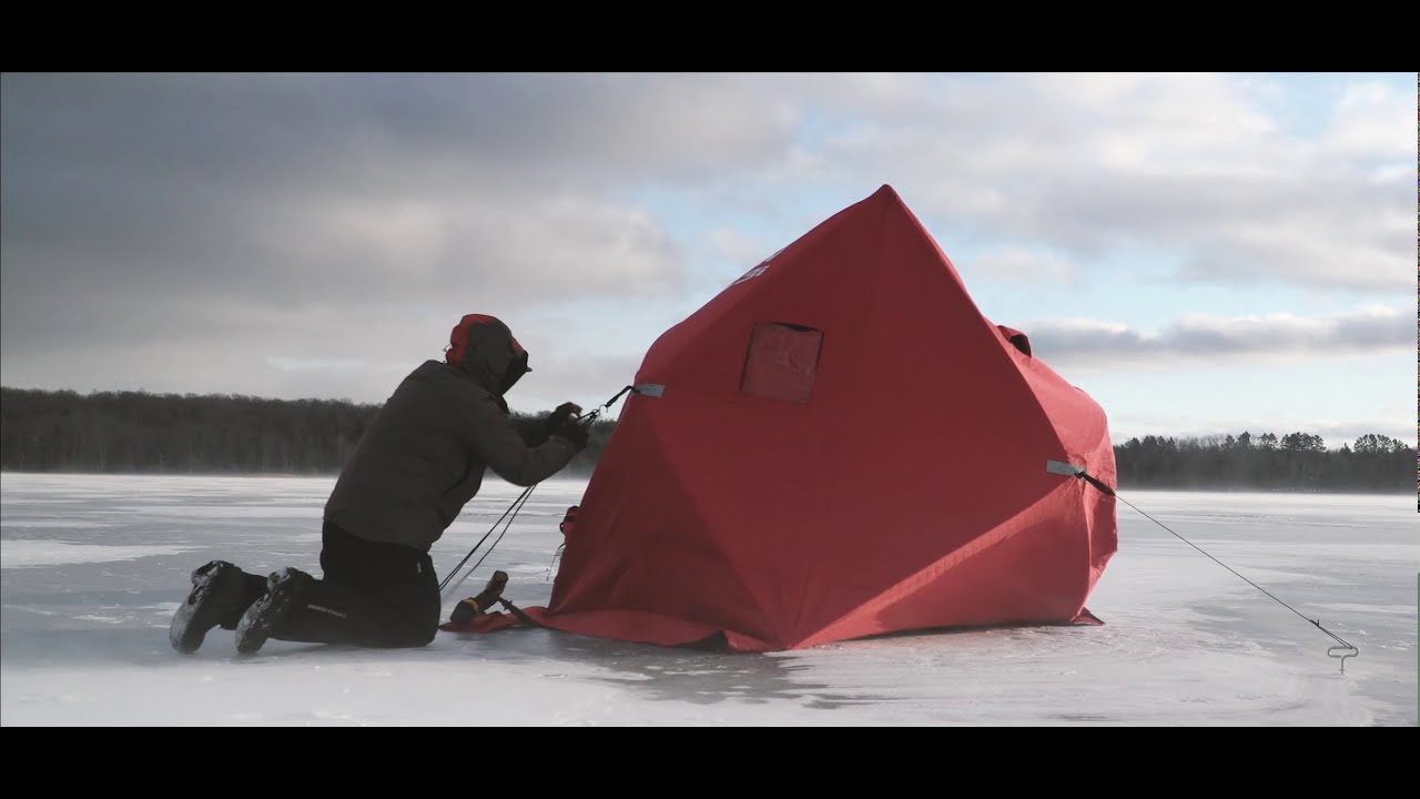 Alone on the Ice, Christmas in the North Woods Dark Waters Fly Shop Ice Fishing Upper