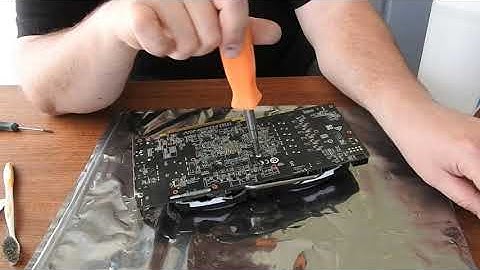 [MSI RX 580 Thermal Paste] - Part 03 Add thermal paste and reassemble GPU.