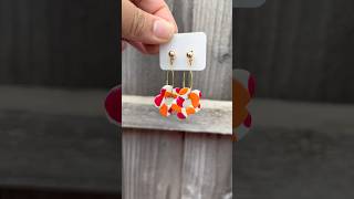 Vibrant Ploymer clay handmade earrings #diy #shorts #handmade #trending #craft #jewellery #clayideas