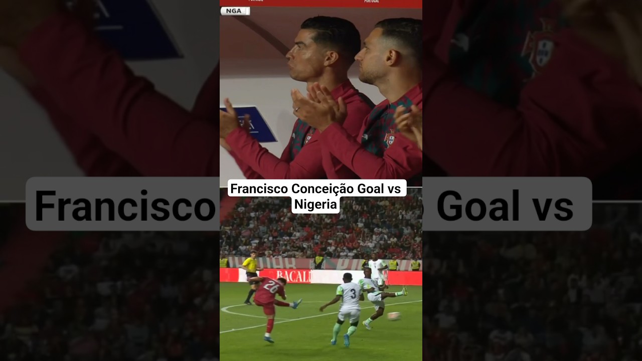 Francisco Conceição Goal, Portugal vs Nigeria 2-1 Goals & Highlights, What a Goal #shorts #worldcup