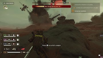 HELLDIVERS 2 out of ammo but not democracy