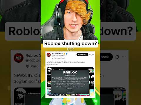 Roblox Is Shutting Down? 🙄🙄🙄