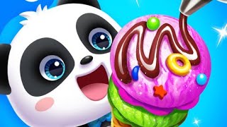 BABY PANDA'S ICE CREAM TRUCK - LETS MAKE DELICIOUS ICECREAM🍦😋 #babypanda #babypandagame #panda screenshot 5