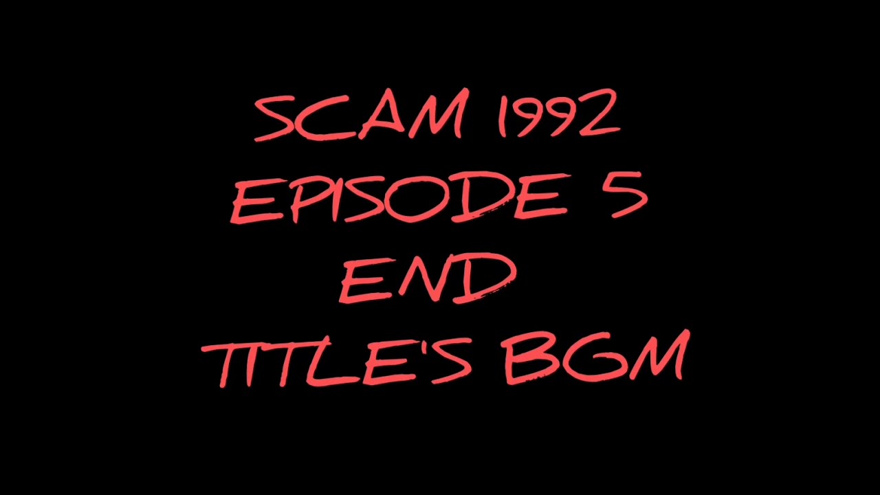 Scam 1992 GROOVY BGM  Harshad Mehta 