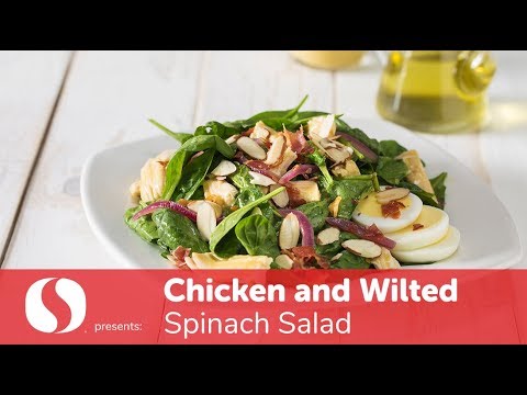 chicken-&-wilted-spinach-salad-|-new-year-recipes-|-safeway