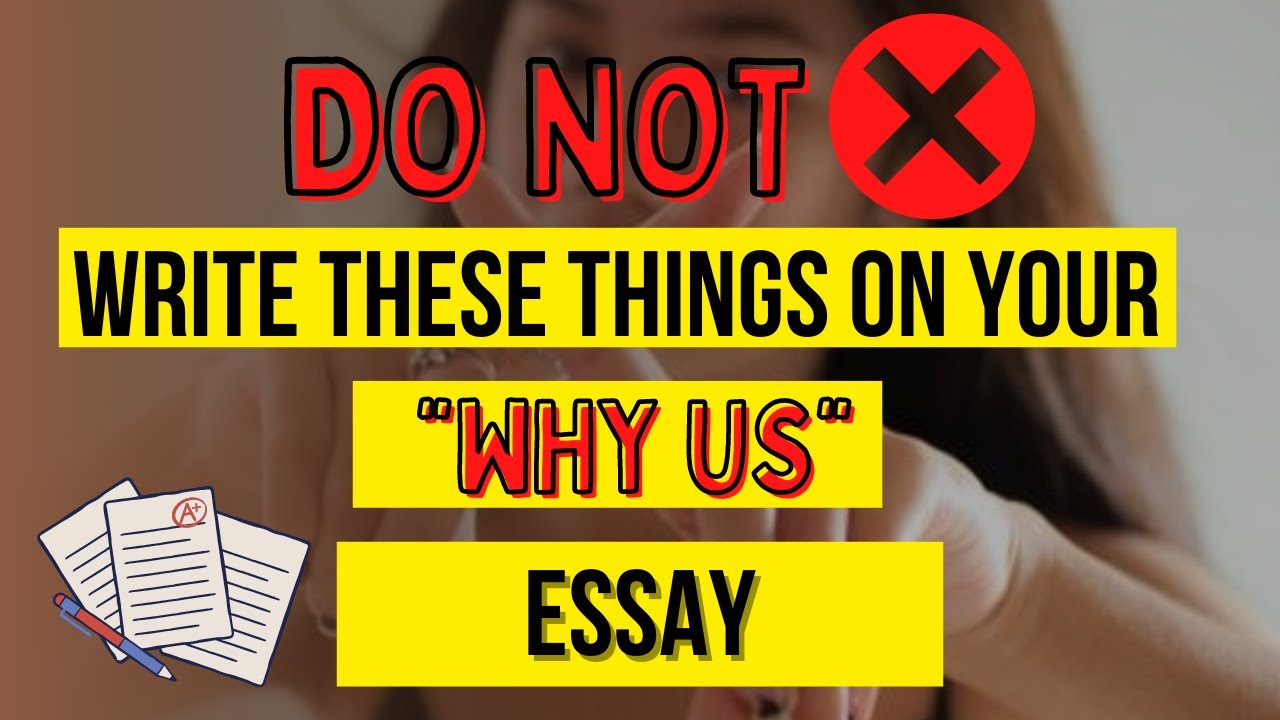 how to write a why us college essay reddit