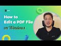 How to Edit a PDF File on Windows | UPDF