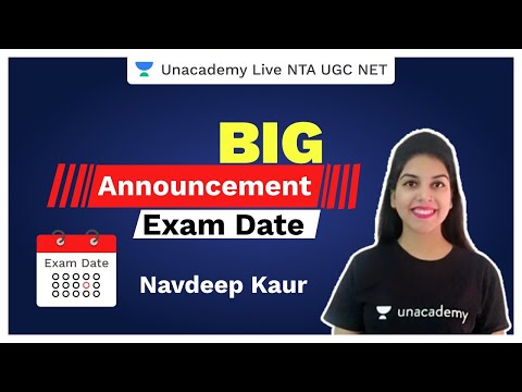 UGC-NET June 2020 Final Dates OUT! | NTA UGC NET Exam Announcement | Navdeep Kaur | Unacademy Live