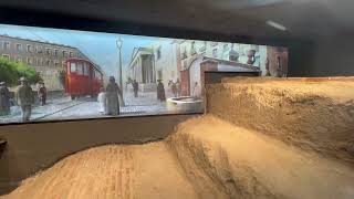 In The Middle Of Madrid Spain Parking Garage, Real Archaeological Site