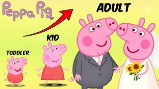 Peppa Pig Characters Growing Up Evolution! 🐽🐖 | Peppa Pig, George Pig, Daddy Pig, Suzy Sheep