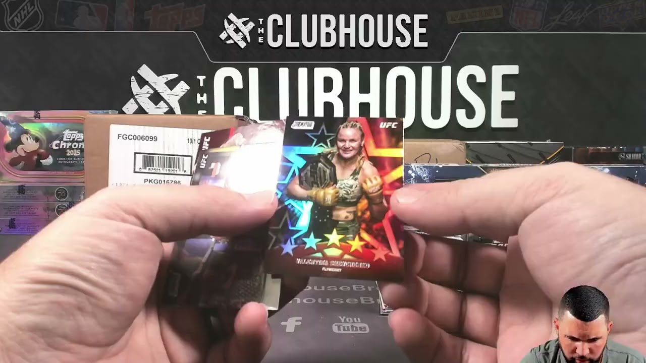 PERSONAL BOX : 2025 Topps Stadium Club UFC Hobby PERSONAL BOX Breaks ROUND 1