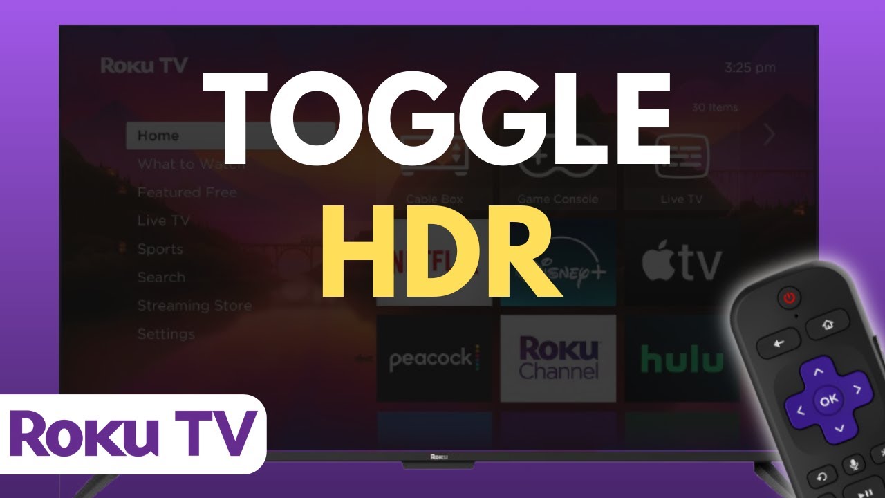 How to Enable & Disable HDR on Roku TV