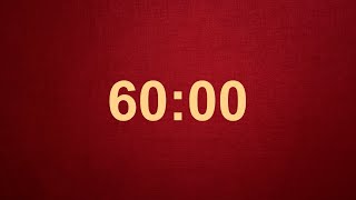 1 Hour Timer with Gentle Alarm