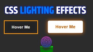 Create Animated Glowing Effects Button with ChatGPT 2025 | Stunning CSS Button Design Tutorial 2025