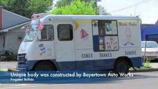 Vintage 1960 Boyertown/Ford Mister Softee Ice Cream truck & jingle, Buffalo, New York