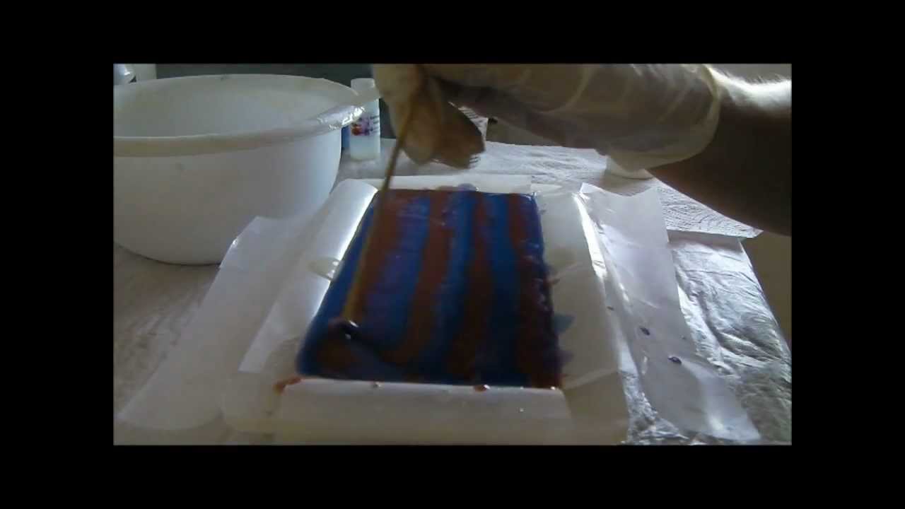 Making Saffron and Cedar cold process soap