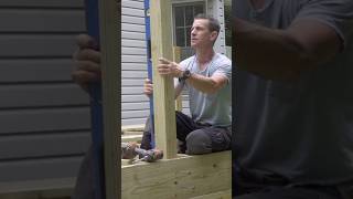 Decks that are above 30” off the ground need guard posts