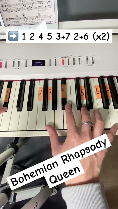 How to play Bohemian Rhapsody by Queen on piano