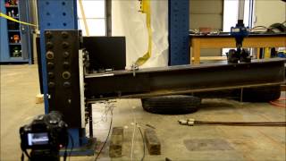 Top-and-seat angle cyclic test